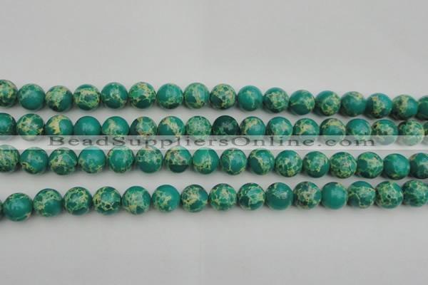 CDE2245 15.5 inches 10mm round dyed sea sediment jasper beads