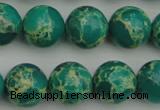 CDE2246 15.5 inches 12mm round dyed sea sediment jasper beads