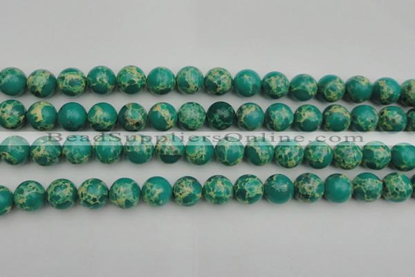 CDE2246 15.5 inches 12mm round dyed sea sediment jasper beads