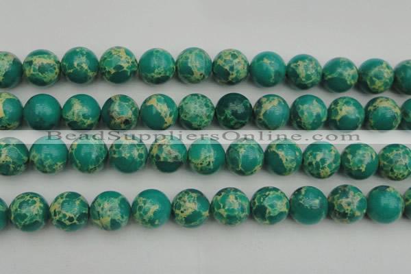 CDE2249 15.5 inches 18mm round dyed sea sediment jasper beads