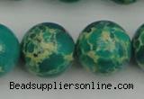 CDE2250 15.5 inches 20mm round dyed sea sediment jasper beads