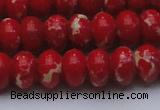 CDE2622 15.5 inches 15*20mm rondelle dyed sea sediment jasper beads