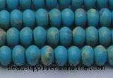 CDE2641 15.5 inches 7*10mm rondelle dyed sea sediment jasper beads