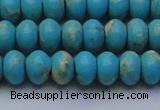 CDE2644 15.5 inches 12*16mm rondelle dyed sea sediment jasper beads