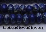 CDE2684 15.5 inches 12*16mm rondelle dyed sea sediment jasper beads