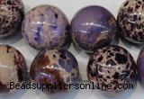 CDE368 15.5 inches 20mm round dyed sea sediment jasper beads