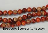 CDE491 15.5 inches 6mm round dyed sea sediment jasper beads