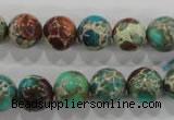 CDE804 15.5 inches 11mm round dyed sea sediment jasper beads wholesale