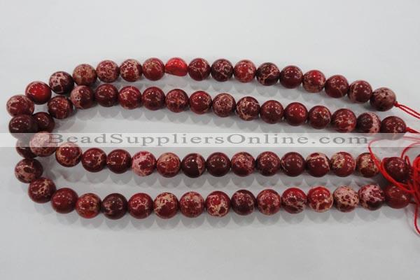 CDE824 15.5 inches 12mm round dyed sea sediment jasper beads wholesale