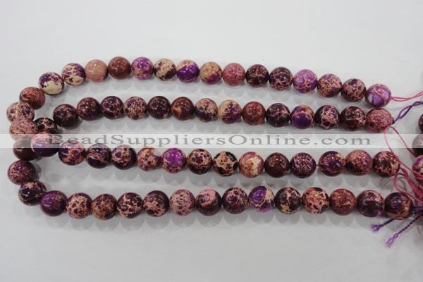 CDE833 15.5 inches 10mm round dyed sea sediment jasper beads wholesale