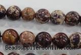 CDE844 15.5 inches 12mm round dyed sea sediment jasper beads wholesale