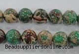 CDE853 15.5 inches 10mm round dyed sea sediment jasper beads wholesale