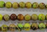 CDE864 15.5 inches 12mm round dyed sea sediment jasper beads wholesale