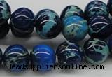 CDI45 16 inches 12mm round dyed imperial jasper beads wholesale