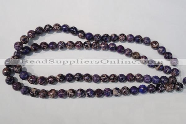 CDI696 15.5 inches 10mm round dyed imperial jasper beads