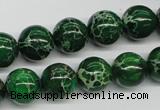 CDI70 16 inches 12mm round dyed imperial jasper beads wholesale