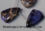 CDI724 Top-drilled 16*24mm flat teardrop dyed imperial jasper beads