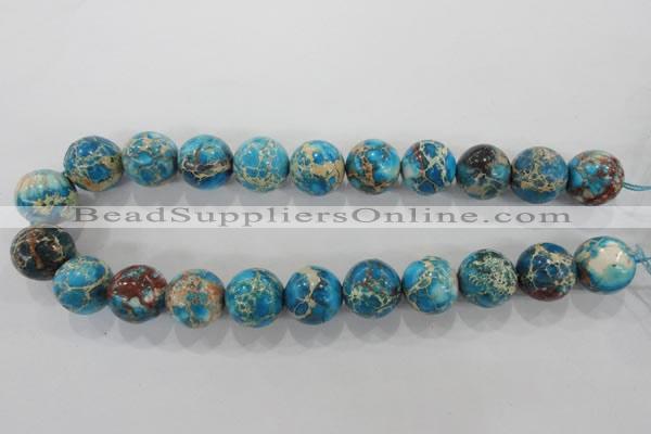 CDI808 15.5 inches 18mm round dyed imperial jasper beads wholesale