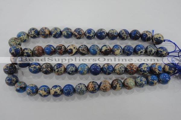 CDI816 15.5 inches 14mm round dyed imperial jasper beads wholesale