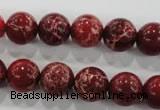 CDI823 15.5 inches 10mm round dyed imperial jasper beads wholesale