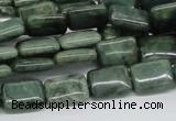 CDJ05 15.5 inches 10*14mm rectangle Canadian jade beads wholesale