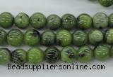 CDJ139 15.5 inches 6mm round Canadian jade beads wholesale