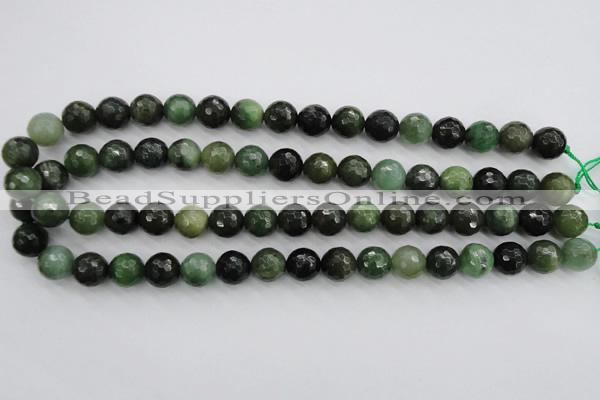 CDJ264 15.5 inches 12mm faceted round Canadian jade beads wholesale