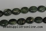 CDJ27 15.5 inches 8*10mm oval Canadian jade beads wholesale