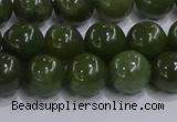 CDJ273 15.5 inches 10mm round Canadian jade beads wholesale