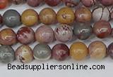 CDJ401 15.5 inches 6mm round sonoran dendritic jasper beads