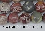 CDJ403 15.5 inches 10mm round sonoran dendritic jasper beads