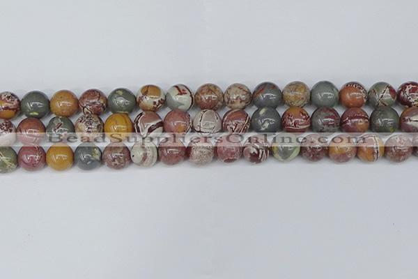 CDJ403 15.5 inches 10mm round sonoran dendritic jasper beads