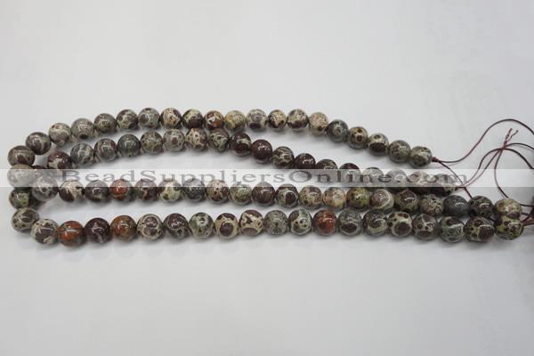 CDM04 15.5 inches 10mm round African dalmatian jasper beads