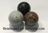 CDN1093 30mm round agate decorations wholesale