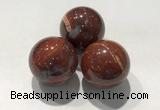 CDN1108 30mm round brecciated jasper decorations wholesale