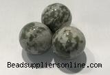 CDN1155 30mm round Mashan jade decorations wholesale