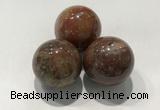 CDN1163 30mm round jasper decorations wholesale