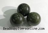 CDN1169 30mm round jasper decorations wholesale