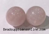 CDN1202 40mm round rose quartz decorations wholesale