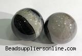 CDN1206 40mm round druzy agate decorations wholesale