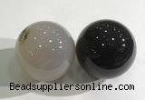 CDN1208 40mm round agate decorations wholesale