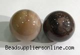 CDN1209 40mm round agate decorations wholesale