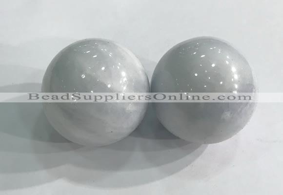 CDN1317 40mm round gemstone decorations wholesale