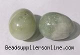 CDN1353 35*45mm egg-shaped flower jade decorations wholesale