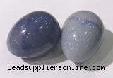 CDN1359 35*45mm egg-shaped blue aventurine decorations wholesale