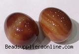 CDN1367 35*45mm egg-shaped agate decorations wholesale