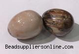 CDN1369 35*45mm egg-shaped agate decorations wholesale