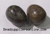 CDN1400 35*45mm egg-shaped tiger skin jasper decorations wholesale