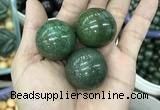 CDN17 30mm round pyrite gemstone decorations wholesale