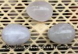 CDN306 30*40mm egg-shaped rose quartz decorations wholesale